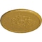 Ekena Millwork Anthony Harvest Ceiling Medallion (Fits Canopies up to 2 1/8"), 22 1/2"OD x 1 1/4"P, Iridescent Gold CM22ATIGS - alternate 2